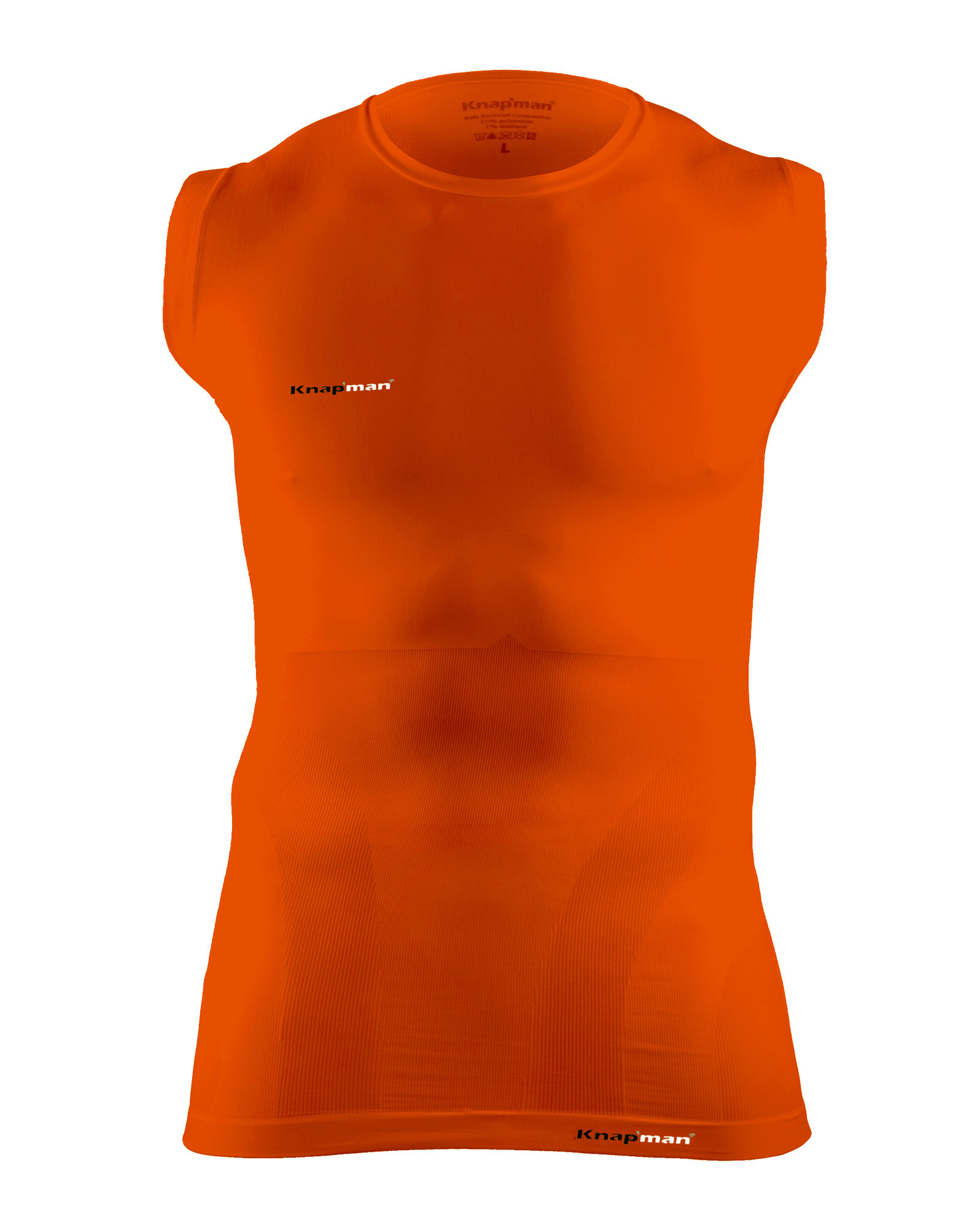 Knap'man Shop  Knapman Sleeveless Compression Shirt Breeze Orange