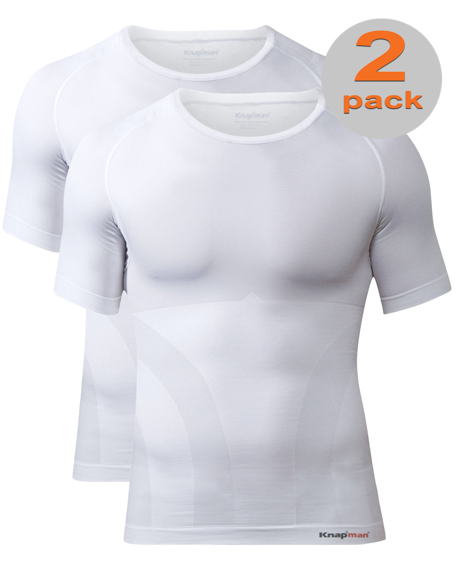 MCDAVID Men's Compression Shirt Size L Black Short Sleeve Workout