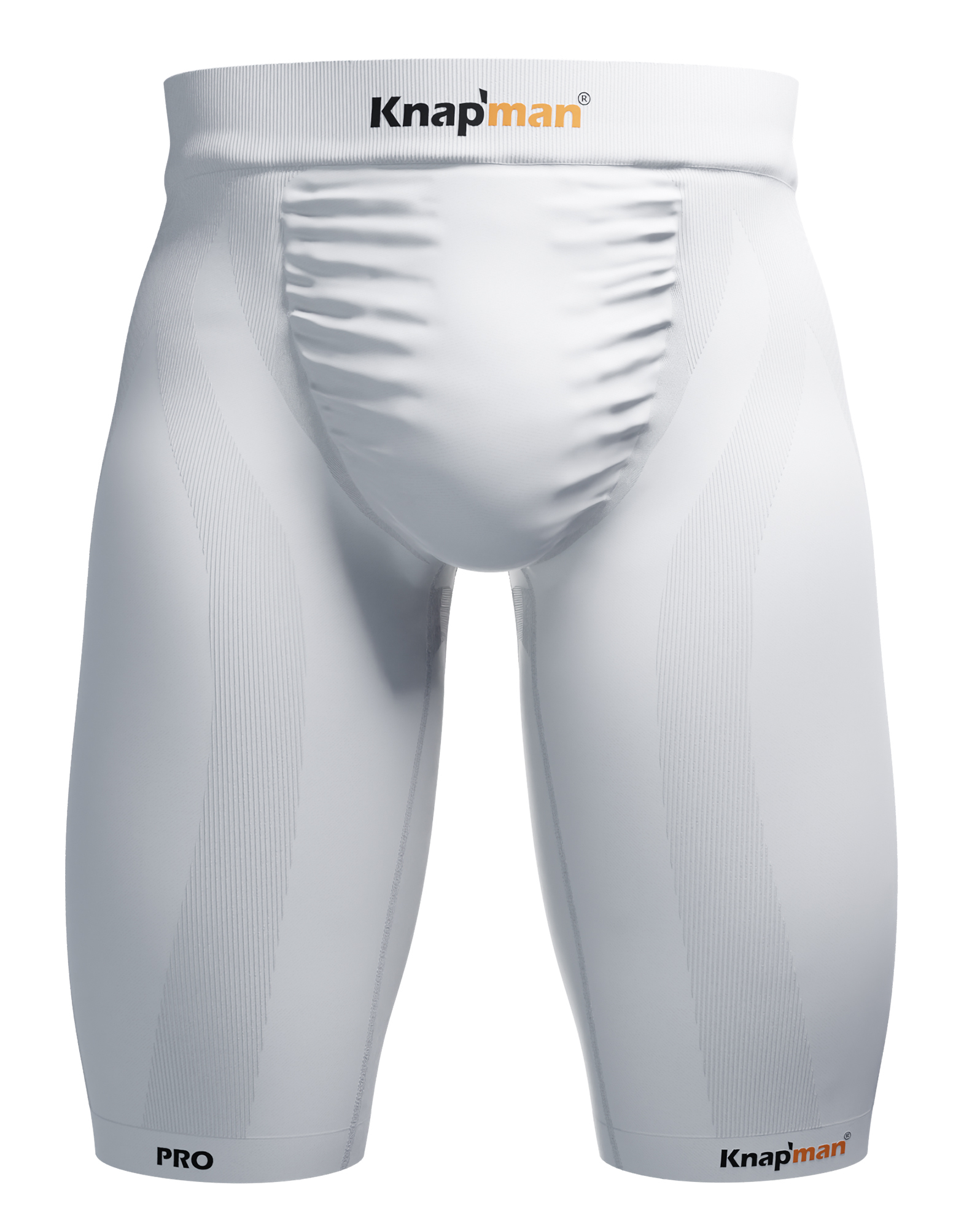 Knapman Zoned Compression Shorts 45% PRO White